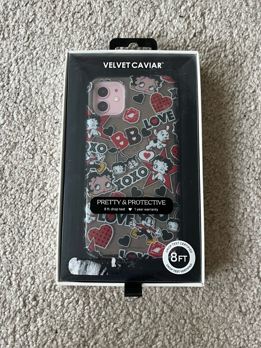 iPhone 11 Velvet Caviar Betty Boop Sassy Glitter‎ Case